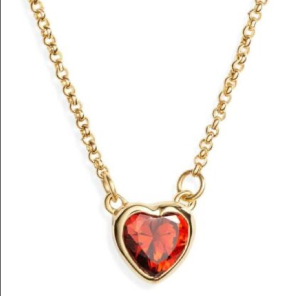 Kate Spade Red Heart Mini Pendant Necklace
